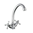 thumbnail image 1 of Classic Kitchen Faucets Dual Handle Kitchen Faucet, Cold Hot Water Mixer Aluminum Alloy Tap Rotatable Tap ,Versatile Features, 1 of 7