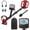 Red, variant on Luku Adult Metal Detector With 5 Detection Modes, IP68 Waterproof Search Coil and Backlit LCD for Coins and Gold Hunting
