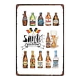 thumbnail image 4 of Orval Chimay Westmalle Chouffe cartel de estaño de Metal placa Vintage para Bar Club pared Pub restaurante decoración del hogar cartel de hierro DU-3599A, 4 of 5