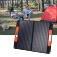 thumbnail image 3 of Panel solar portátil 60W 18V 4 en 1 Panel solar plegable Fuente de energía de estación de energía alimentada por energía solar liviana con salida CC USB y tipo C para ANGGREK Otros, 3 of 8