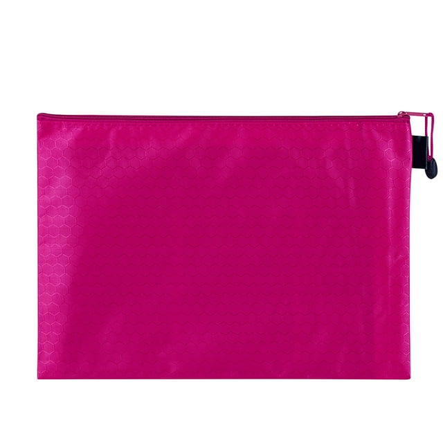Special Offer! Football Pattern File Bag Thickened Canvas Zipper Bag Data Bag Student File Stationery Bag