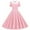 Pink, variant on Edvintorg Girls Dresses for Party Cute Polka Dot Printing Turndown Neck Short Sleeve A Line Dress Summer Teenage Girls' Clothing 5-14 Years