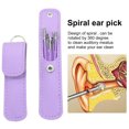 thumbnail image 2 of Herramientas para Recoger Orejas Cureta El Cuidado La Limpiador Cuchara Piercing Acero Inoxidable, 2 of 9