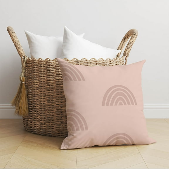 Bows Match Pink Throw Pillow