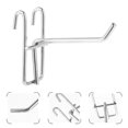 thumbnail image 1 of HONITANO 10 Pcs Slatwall Hooks Silver Iron Hooks for General User Needs, 1 of 8