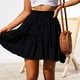 thumbnail image 5 of Faldas Para Mujer Moda Sólido Casual Vendaje Fruncido Volantes Cintura Elástica Faldas Odeerbi ODB125196, 5 of 9
