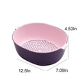 thumbnail image 3 of RKSTN Storage and Organization Double-layer Plastic Washing Basin Multi-functional Living Room Basket Kitchen Artifact Household Fruit Washing Fruit Vegetable Basket Storage Bins, 3 of 7