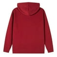 thumbnail image 7 of Yutgune Men's Big & Tall Pullover Hoodie, Solid Long Sleeve Hooded Sweatshirt with Drawstring, Sizes M-5XL, 7 of 7