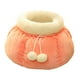 thumbnail image 1 of Cama para gatos Cueva para gatos Cojín de felpa autocalentable para el invierno Estera para abrazar Fondo antideslizante Nido de perrera para perrito, 1 of 8