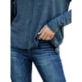 thumbnail image 4 of FASHIONWT Women Plus Size Solid Color Fashion V Neck Long Sleeve Top, 4 of 4