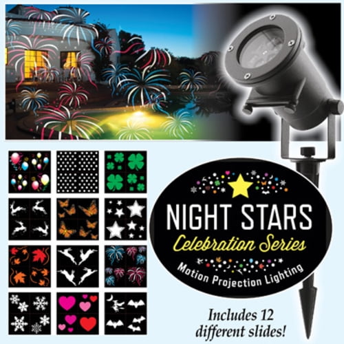 Night Stars Celebration Series Light Projector - Walmart.com - Walmart.com
