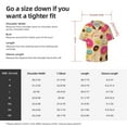 thumbnail image 3 of Daiia Donuts Men's Linen Shirts Short Sleeve Casual Shirts Button Down Shirt for Men Beach Summer Wedding Shirt-4X-Large, 3 of 6