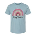 thumbnail image 3 of Waymaker Rainbow Inspirational/Christian Mens Premium Tri Blend T-Shirt, Denim, Medium, 3 of 5