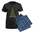 thumbnail image 5 of CafePress - Spider Christmas Tree Pajamas - Women's Short Sleeve Print T-Shirt and Pants Dark Cotton Pajama Set, 5 of 7