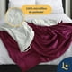 thumbnail image 2 of Cobija Cobertor Aborregado King, Frazada Ultra Suave, 100% Microfibra de Poliéster (Vino) Laila Comfort., 2 of 9