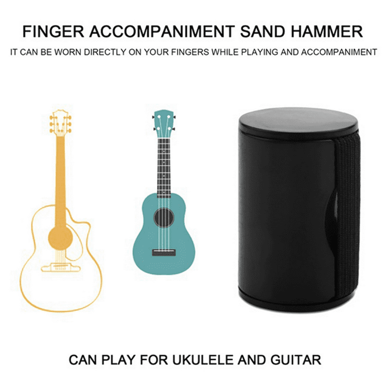 4 Piece Rhythm Shaker Finger Sand Shakers Instruments For Guitar