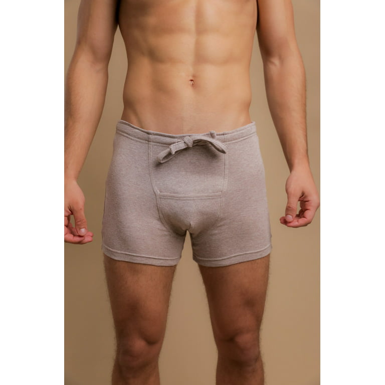 GIERIDUC Wool Underwear Men's Boxer Briefs Mens Boxer Briefs Microfiber  Mens Silk Underwear Briefs Faux Leather Shorts Men