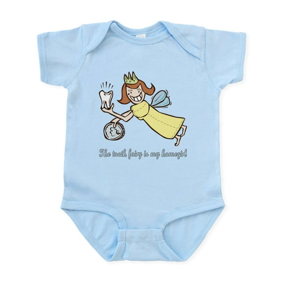 CafePress - Cute Tooth Fairy Infant Bodysuit - Baby Light Bodysuit, Size Newborn - 24 Months