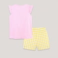 thumbnail image 5 of CAUYDY Toddler Girls Clothes Baby Girls Summer Outfits Tank Tops Ripped Denim Shorts Set Little Girls Spring Clothes Newborn Infant Girls Summer Pjs Set (Sizes 4-5 Years,D01-Light Pink), 5 of 7
