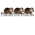 thumbnail image 3 of CafePress - I Brake For Possums Long Sleeve T Shirt - Unisex Cotton Long Sleeve T-Shirt, 3 of 4