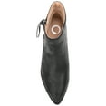 thumbnail image 5 of Journee Womens Sadiya Inside Zip Stacked Heel Booties, 5 of 10