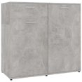 thumbnail image 1 of vidaXL Sideboard Concrete Grey 80x36x75 cm Engineered Wood, 1 of 5
