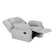 thumbnail image 4 of Sillón Reclinable Mecedora TRINITY Rexons 1 Plaza Plata, 4 of 8