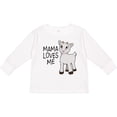 thumbnail image 3 of Inktastic Mama Loves Me- cute goat Boys or Girls Long Sleeve Toddler T-Shirt, 3 of 5