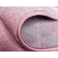 thumbnail image 5 of Unique Loom 3140874 5 x 8 ft. Rounded Trellis Frieze Rectangular Rug, Pink, 5 of 5