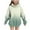 Army Green, variant on NAISIBABY Girls Gradient Hoodie Size 10, Fleece Tops Long Sleeve Trendy Soft Pullover Hooded Sweatshirt Light Blue