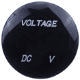 thumbnail image 4 of 5X 5V-25V DC Voltmeter LED Digital Display Panel Mounted Round Waterproof Car Motorcycle Car, 4 of 5