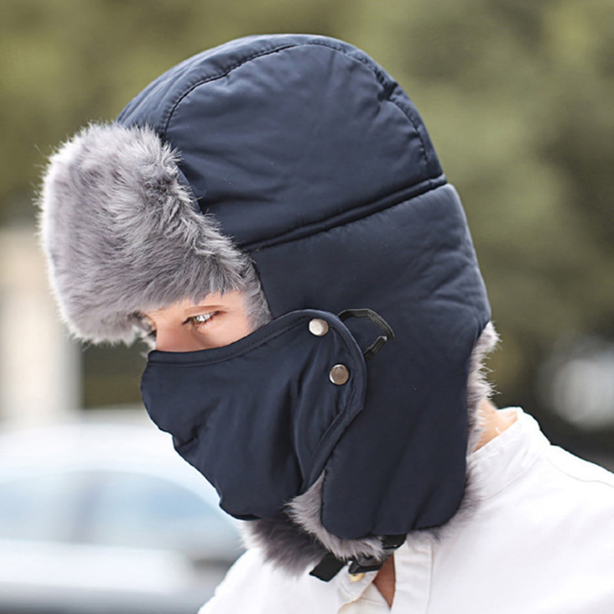 Trapper Hat Winter Hats for Men Trooper Hunting Ski Hat 