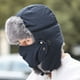 thumbnail image 2 of Gorro de trampero, gorros de invierno para hombre, gorro de caza, gorro de esquí, gorros con orejeras, gorros resistentes al viento, color azul, 2 of 6