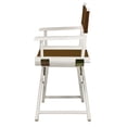 thumbnail image 3 of Casual Home 18" Director's Chair White Frame w. Brown Canvas, 3 of 11