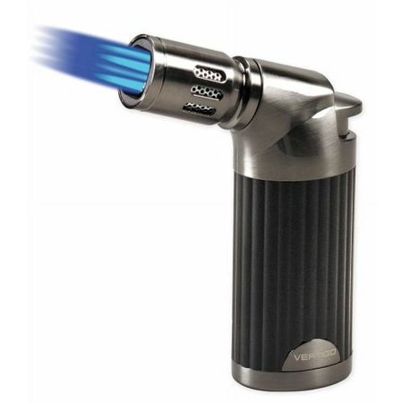 Vertigo Champ Black Matt Quad Table Top Torch Lighter