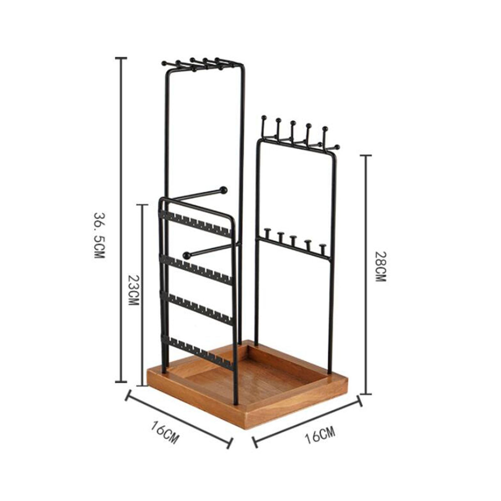 WLPZXP Metal Earring Holder Hanging Jewelry Organizer with Holes Jewelry Display Holder