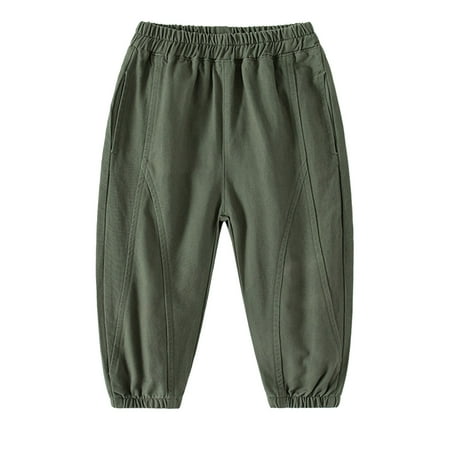 

ASEIDFNSA Pants Toddler Teen Wear Toddler Children Boys Pull On Soild Sports Jogger Workout Cargo Casual Joggers Pockets Trousers Pants