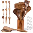 thumbnail image 1 of 11pcs Juego de Utensilios de Cocina con Bandeja, Balde de Almacenamiento Y 9 Ganchos, Set Multifuncional de Cucharas para Cocinar, Utensilios Cocinas Saludables, Cucharas para Cocinar con Asa C&oa, 1 of 7