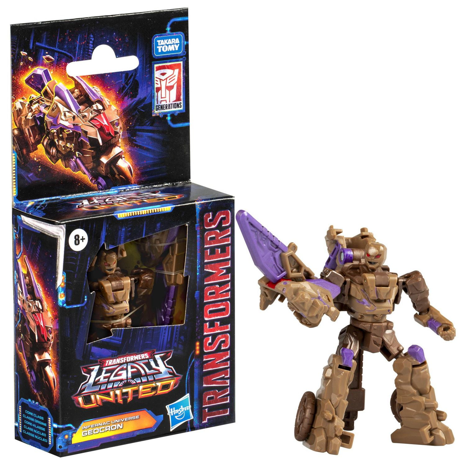 Transformers Legacy United, figurine Infernac Universe Geocron classe Origine