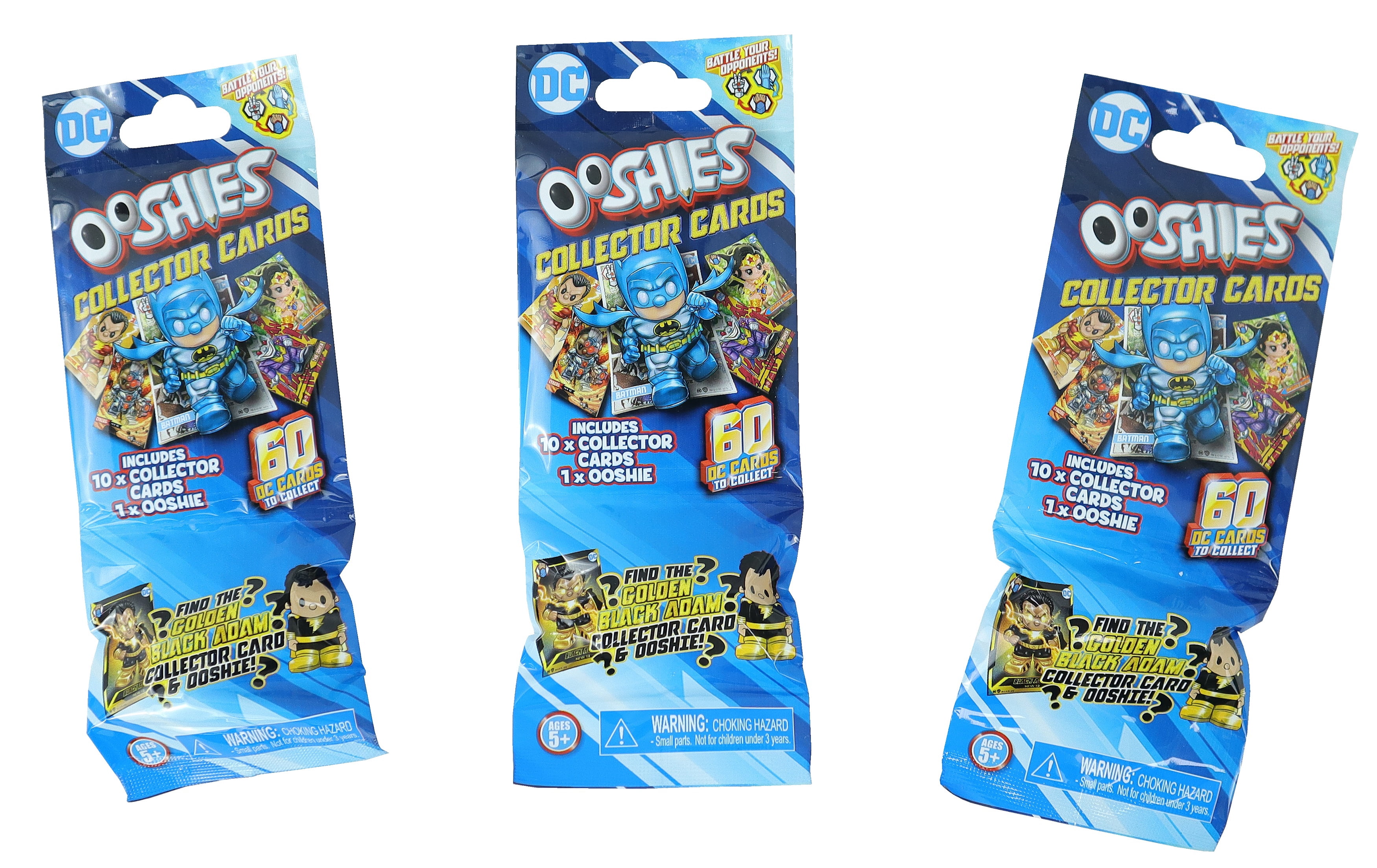 (2 pack) DC Ooshies Collector Cards, 10 Collector Cards, 1 DC Ooshies, for Child Ages 5+