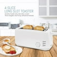 Elite Gourmet Wide 4Slice Long Slot Toaster ECT4829