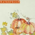 thumbnail image 3 of Fall Pumpkin Tablecloth Rectangle 60 x 84 inch Table Cloth Cute AutmnTropical Flower Indoor or Outdoor Holiday Palm Leaves Table Decorations for Dinner, 3 of 5