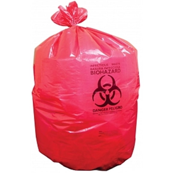 HERITAGE BAG Red Printed Healthcare Bags - Infectious Waste - 2 Model: A4832PR
