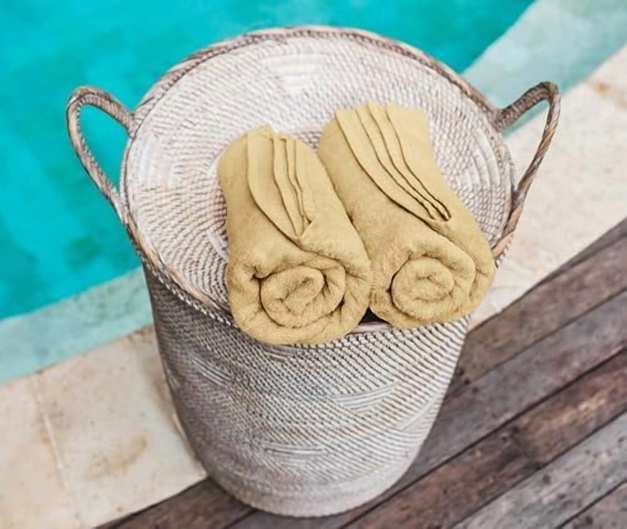 12 Pack Cotton Washcloths Set, 100% Ring Spun Cotton, Premium Flannel Face Cloths, Highly Absorbent and Soft Feel Fingertip Towels, Beige