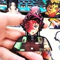 thumbnail image 4 of Pegatinas De Anime Jujutsu Kaisen Demon Slayer One Piece Naruto Impermeable Portátil Móvil Decorar 3d Ilusión Pegatina, 4 of 4