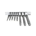 thumbnail image 3 of Genius Tools Hex Bit Socket Set 8 Piece SAE Wobble Design 1/4 Inch & 3/8 Inch Drive Durable S2 Steel - BS-2308SW, 3 of 6