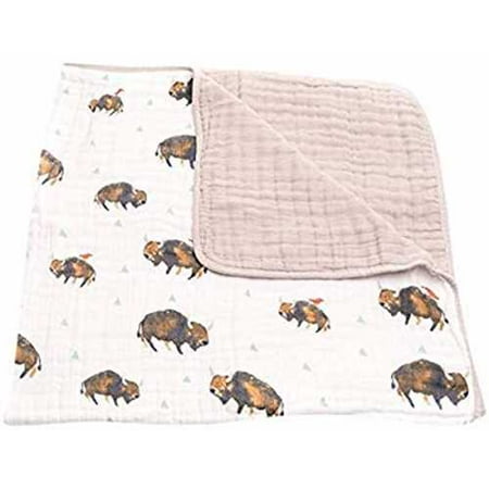 Little Unicorn Cotton Muslin Quilt - Bison