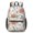 Pioneer Flower Floral Print Pattern-3, variant on Pioneer Flower Floral Print Pattern 17" School Backpacks for Teens,Waterproof Oxford Fabric,S-Shape Padded Straps for School,Travel,Hiking,Camping