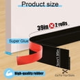 thumbnail image 7 of UHIAGREE 2 Rolls Weather Stripping Door Seal,39" Door Draft Stopper,Draft Stopper for Bottom of Door, 7 of 7