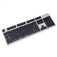 thumbnail image 5 of Teclas de ABS 104 totalmente transparentes sin grabar para teclado mecánico, fabricación de bricolaje, teclas en azul, negro y blanco niebla, 5 of 5